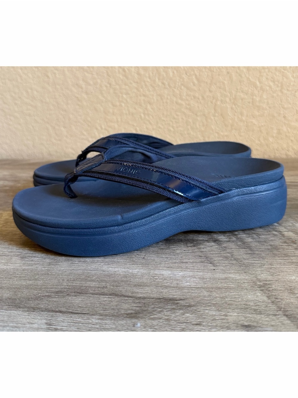 Vionic High Tide II Platform Sandals Womens Size 7